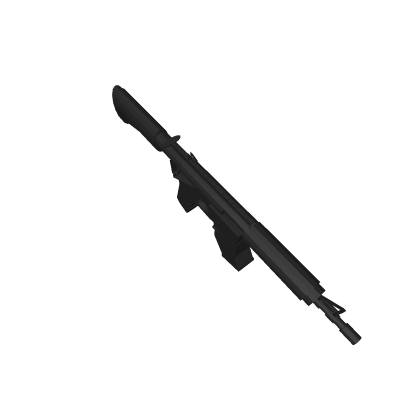 Low-Poly AR-15 Tactical Rifle