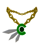 Golden Emerald Valkyrie Fragment Chain