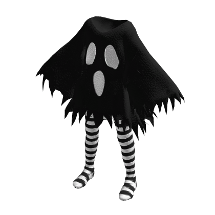 Black Halloween Cute Ghost Costume [PBR]