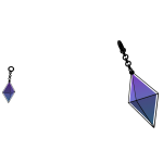 Violet Gem Earrings