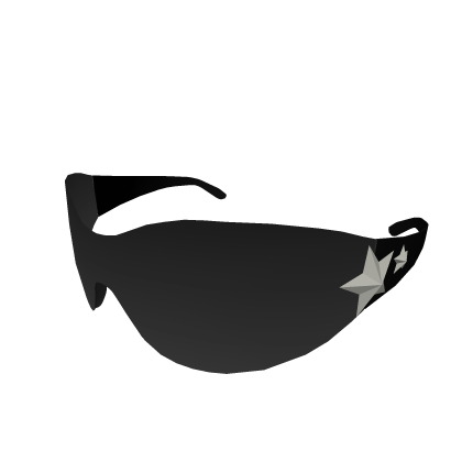 Black Y2K Star Shades Roblox item