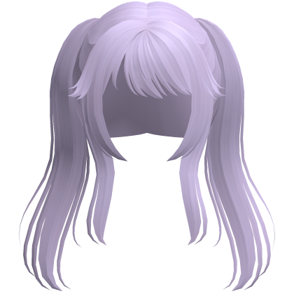 purple soft jirai kei angelic anime pigtails