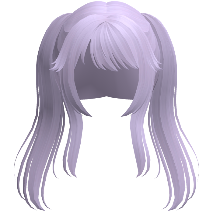 purple soft jirai kei angelic anime pigtails