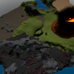 The CAVE VS VOLCANO!