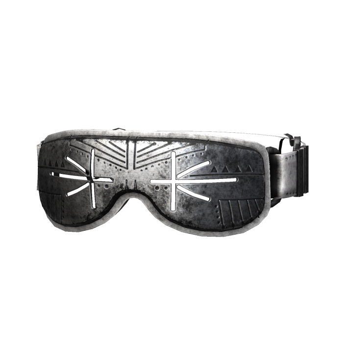 White Aluminum Visor