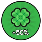 +50% Luck