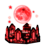[🌟 Glow + Animated] Blood Moon Red 8-Bit Crown