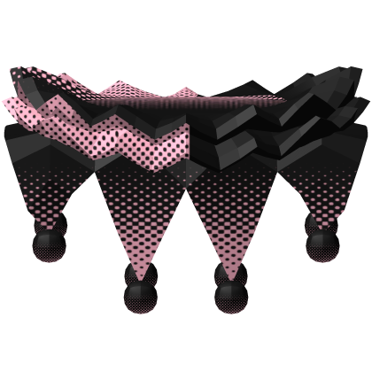 2.0 Black n Pink Jester Collar