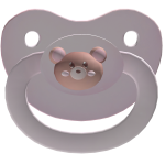 Mini bear pacifier