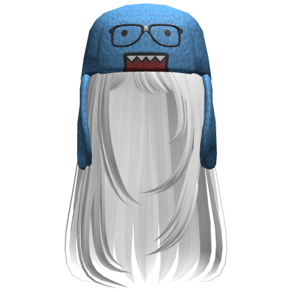 Domo Long Girl Hair White V2