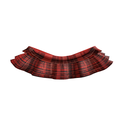 ♡ sweet black red school girl uniform skirt Roblox item