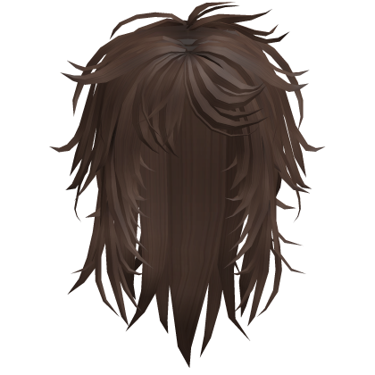 Vkei Long Messy Razor Cut Hair (Brown)