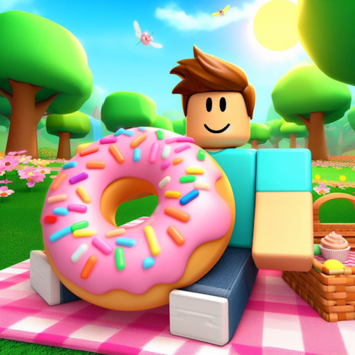Eat a Huge Donut🍩 official Roblox game thumbnail