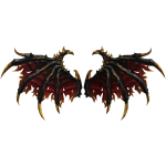 Royal Golden Wraithveil Wings