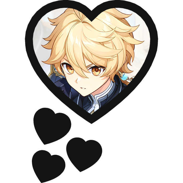 Aether Thinking Hearts Genshin Impact