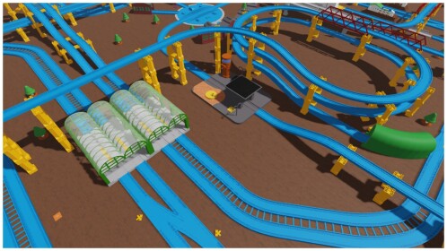 Toy Train Bedroom Game