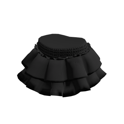 Black Ruffle Mini Short Dress v2