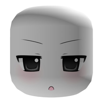 Cute Annoyed Moe Face Roblox item