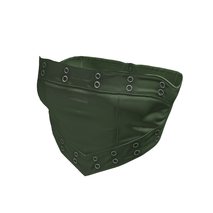 Leather Cropped Top / Green