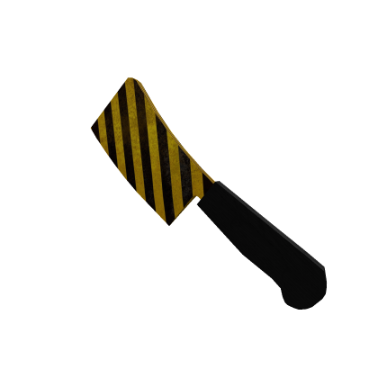 Caution Butcher Knife