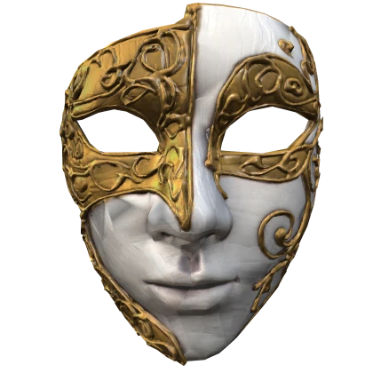 Mask Golden Shiny Roblox item thumbnail