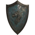 (CODE= 6305 ) Ironwave Dragon shield