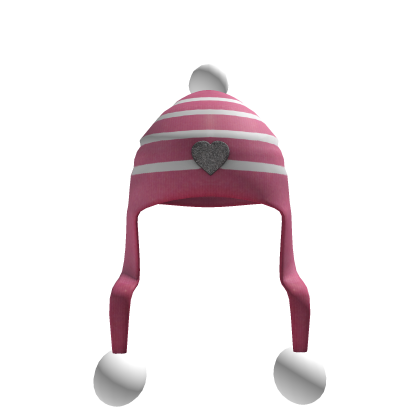 Pink Fluffy Winter Beanie Roblox item