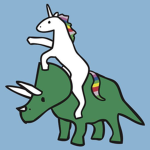 The Dancing Unicorns and Dinosaurs
