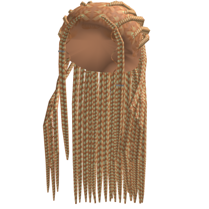 ⚜️•  long styled braids (Blonde) Roblox item