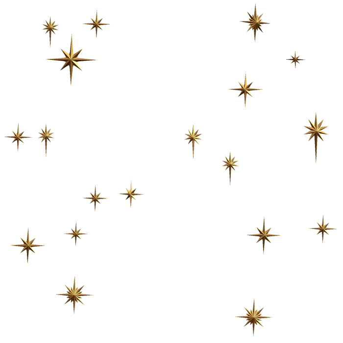Celestial stars - Gold
