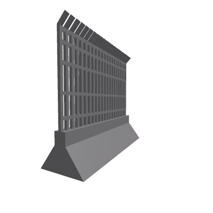 Prison fence (One sided)