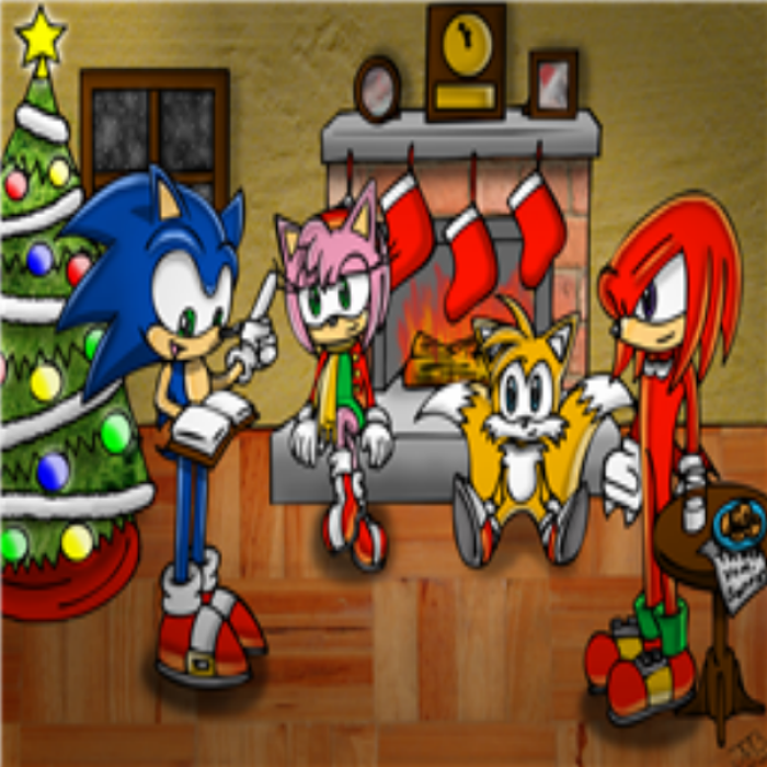 Sonic Christmas Roblox decal