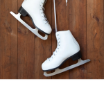 Ice skating gymnastics