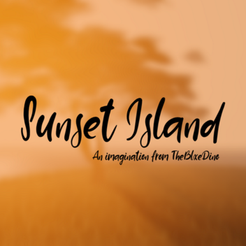 Distant Sunset Island