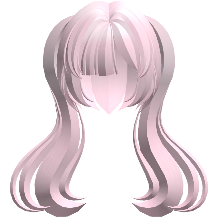 moe thick long fluffy ponytails pink