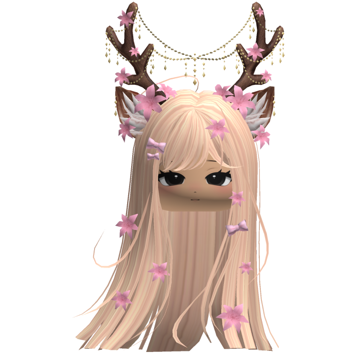 Ethereal Christmas Fairy Fawn Hair w/ Antlers
