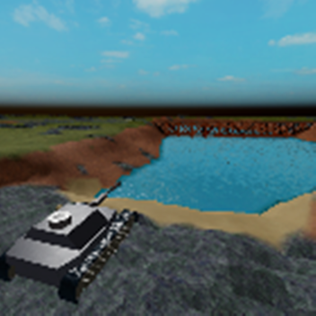 American Tank destroying German Train on a bridge!