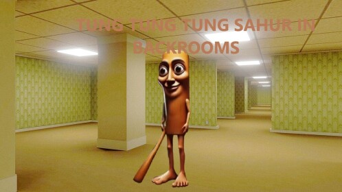 [NEW😎] Survive Tung Tung Sahur in The Backrooms!