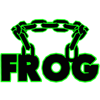 Cartoony Green Frog Chain Roblox item
