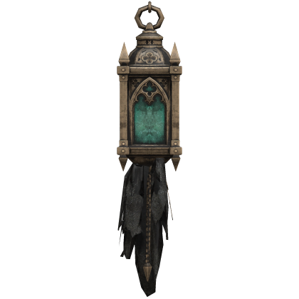 Bronze Teal Halloween Lantern (Left) Roblox item