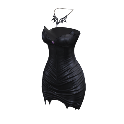 BB Black Gothic Mini Corset Dress thumbnail