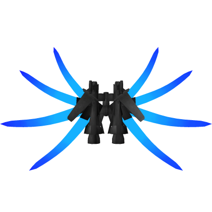 Blue Battle Armor Wings & Jetpack [ Glow ]