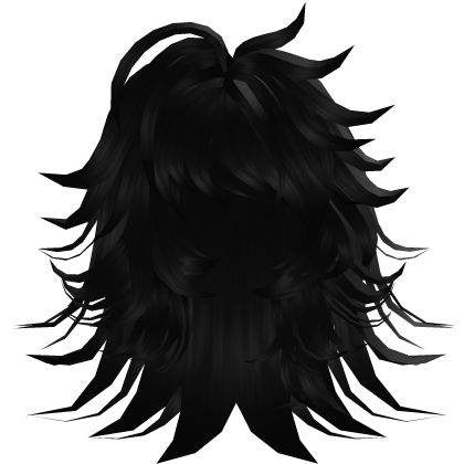 Fluffy Emo Scene Wolfcut Roblox item