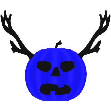 Blue Pumpkin with Antlers Roblox item