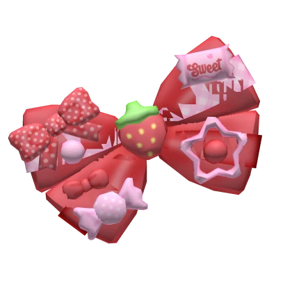 XXL decora harajuku igari sweet apple head bow | Roblox Item
