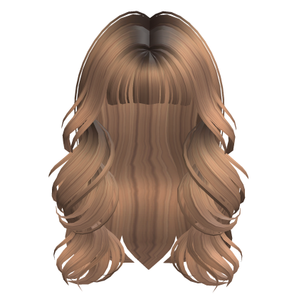 Pretty Voluminous Curly Blonde Hair with Bangs