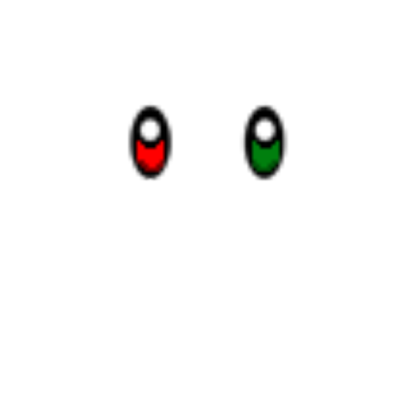 Dark Green and Red eyes Roblox decal