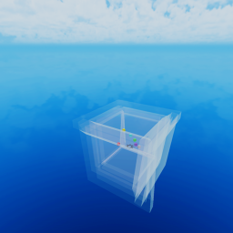 bounce around in a box with balls