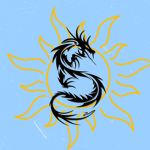 Sunset shine Dragons