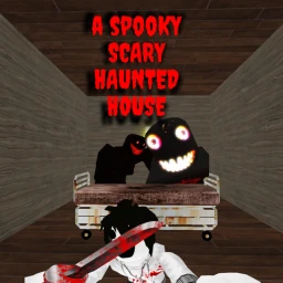 a spooky scary haunted house icon